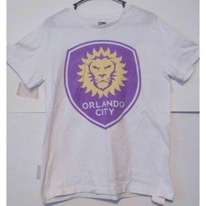 Florida Lion Men's MLS T shirt White Size Medium
